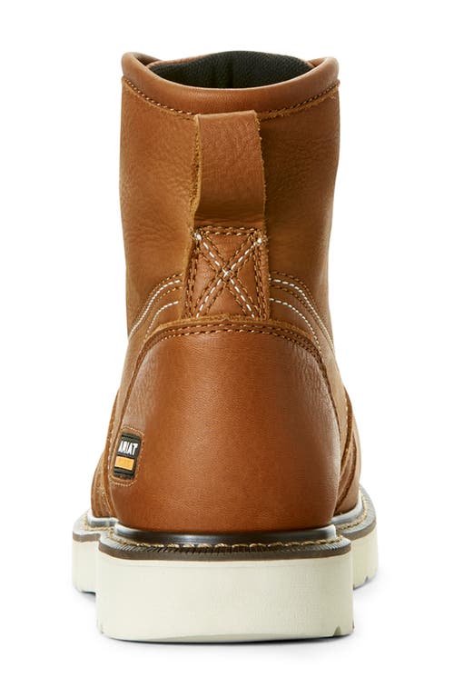 Ariat Rebar Wedge 6-inch Waterproof Work Boot In Brown