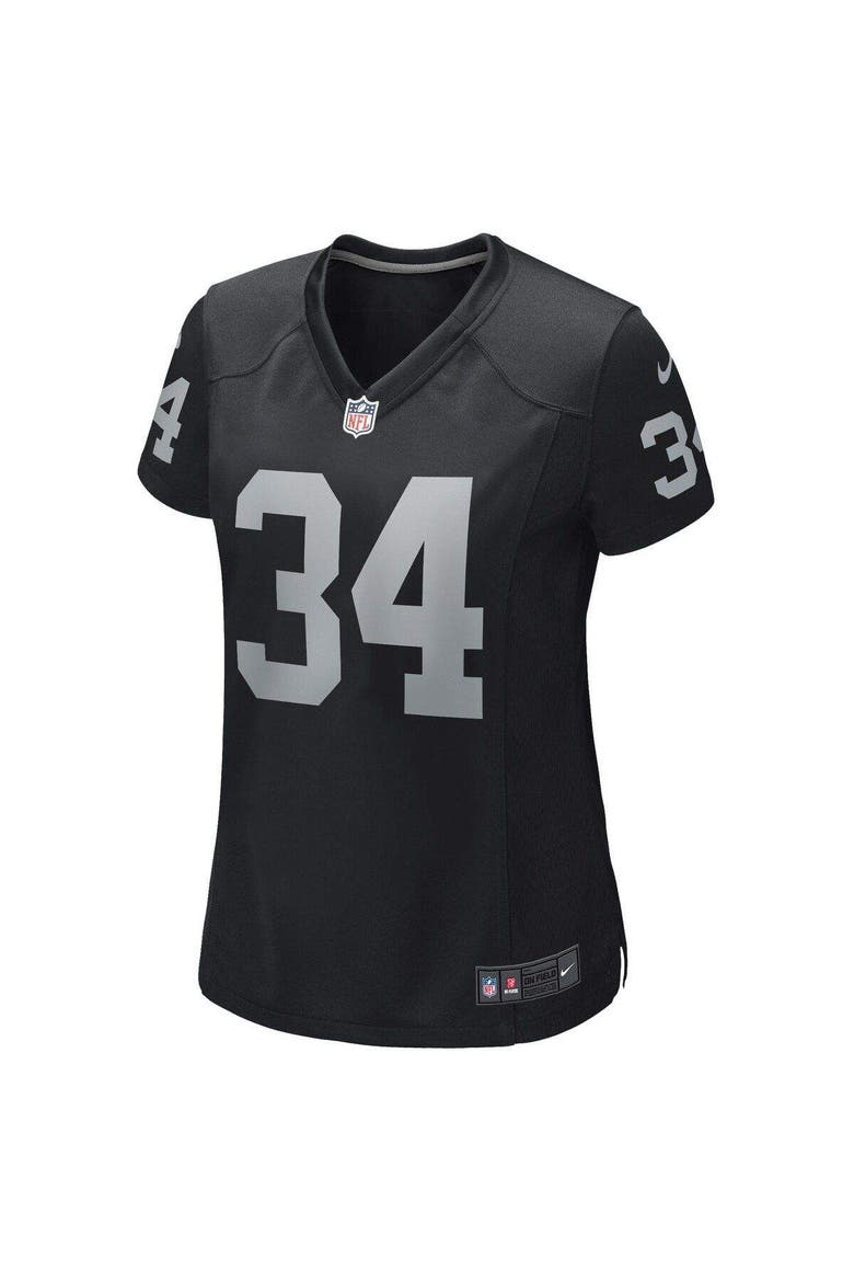 Women's Nike Bo Jackson Black Las Vegas Raiders Game Retired Player Jersey, Alternate, color, Black