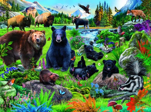 Meadowland Summer 1000 piece Jigsaw Puzzle for Adults