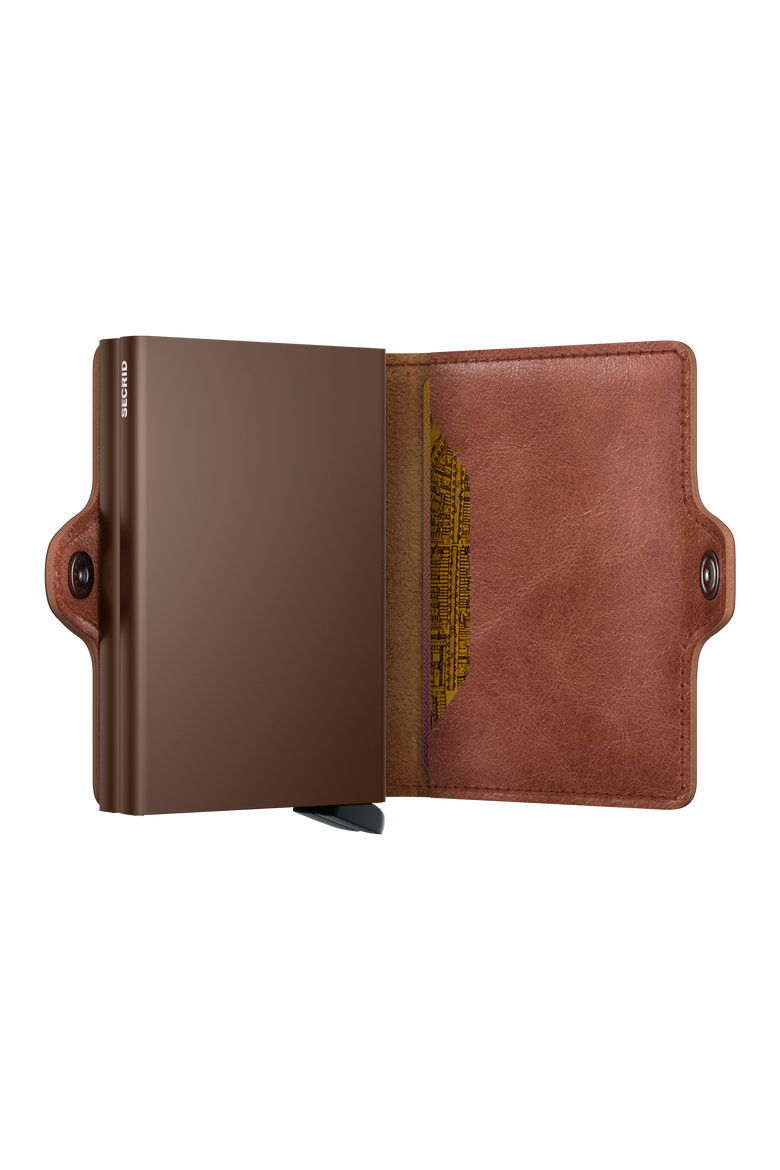 Twinwallet Vintage, Alternate, color, Cognac