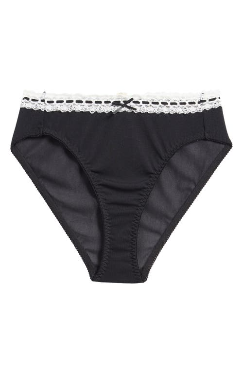 Free People So Sweet Intimately Fp Mesh Bikini In Black