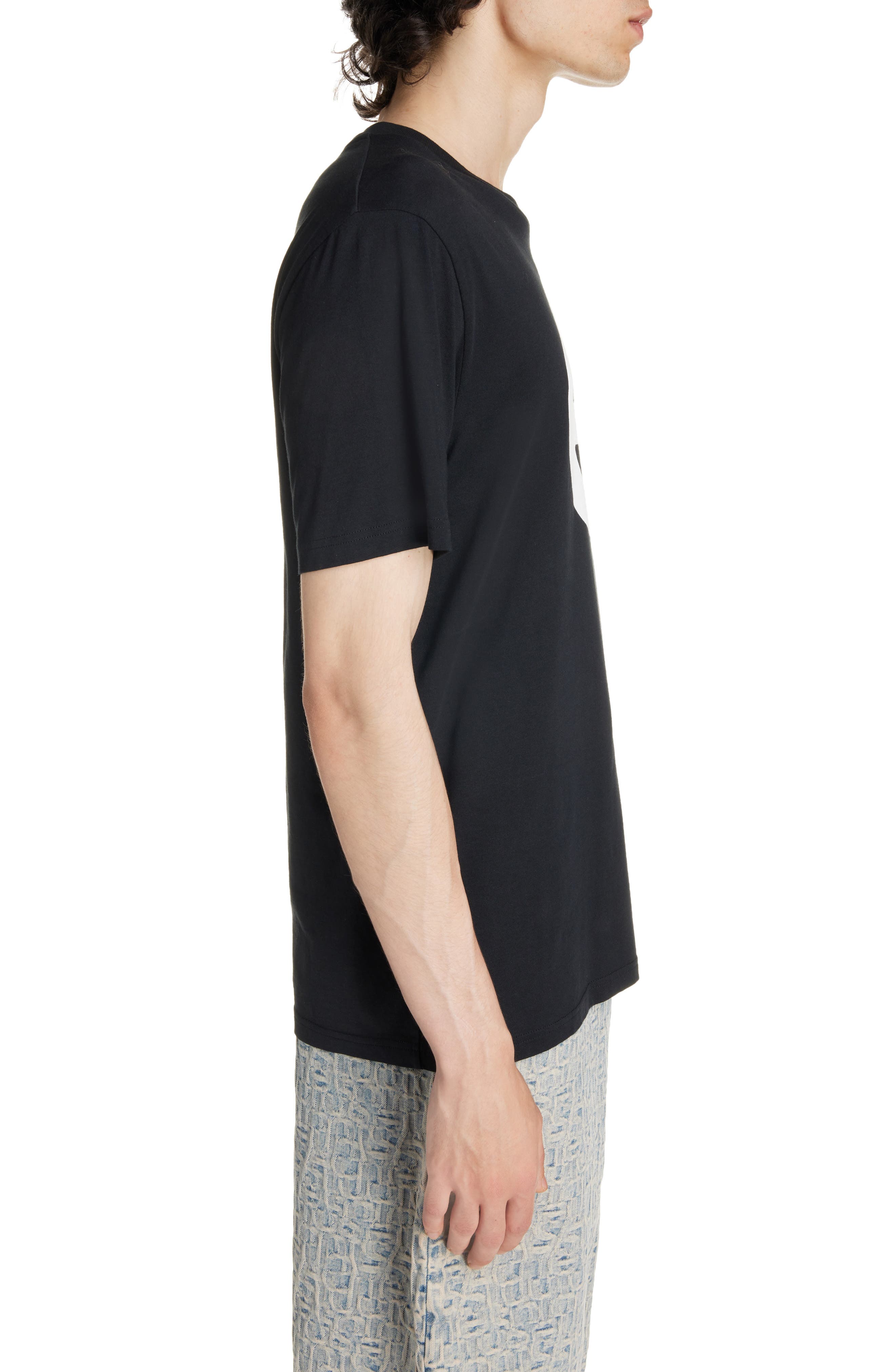 Acne Studios Warped Logo Cotton Graphic T-Shirt | Nordstromrack