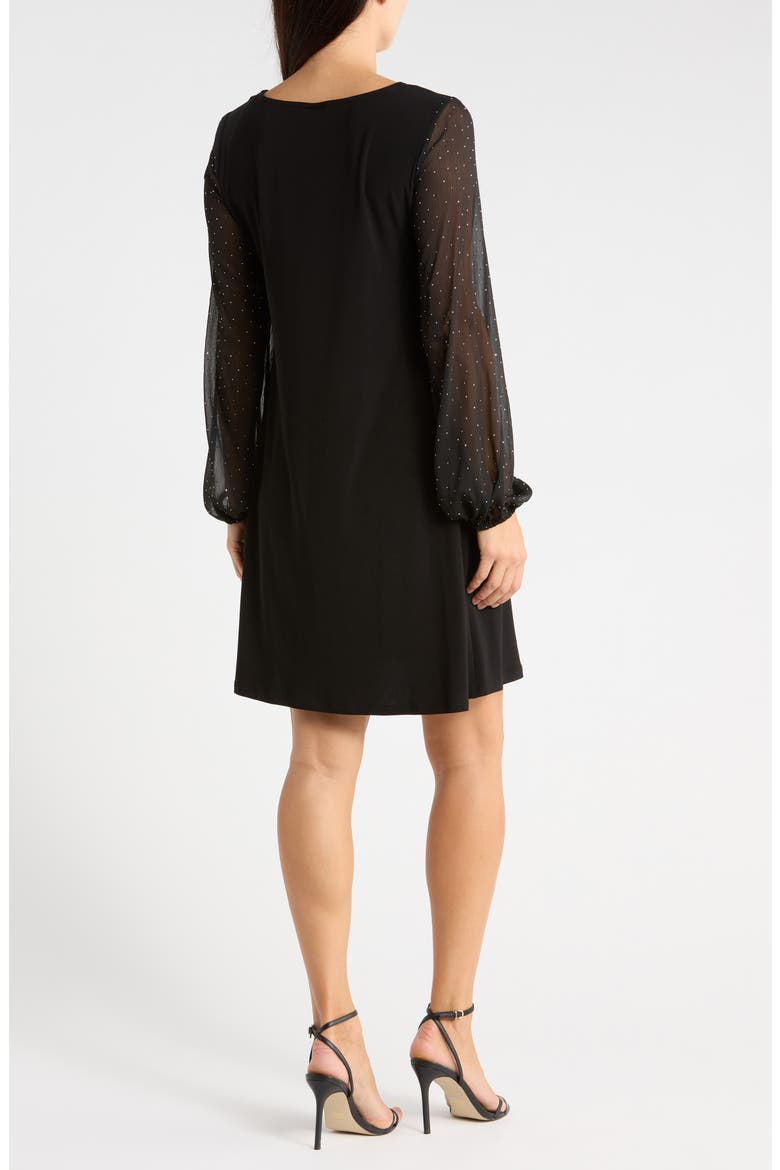 Ity Long Sleeve Dress, Alternate, color, BLACK