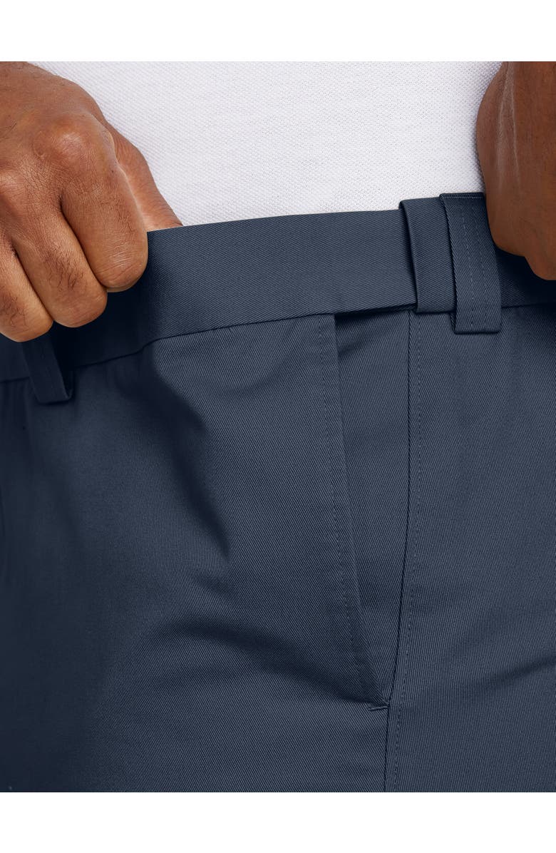 B+T Essentials Big & Tall Flat-Front Twill Pants, Alternate, color, Navy