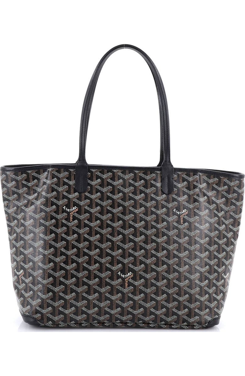 Pre-Owned Goyard Artois Tote Coated Canvas PM, Alternate, color, Black