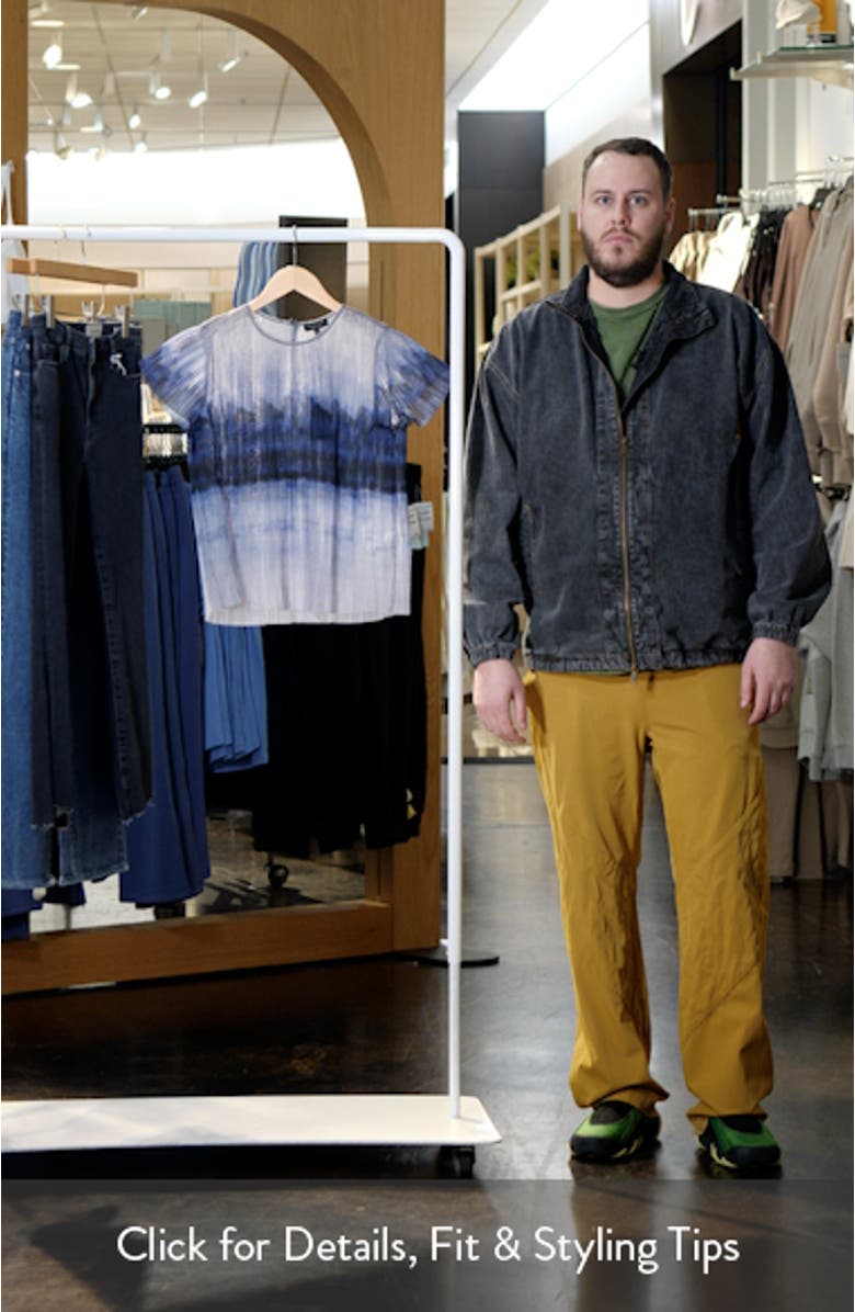 Hailey Printed Organza Top, sales video thumbnail