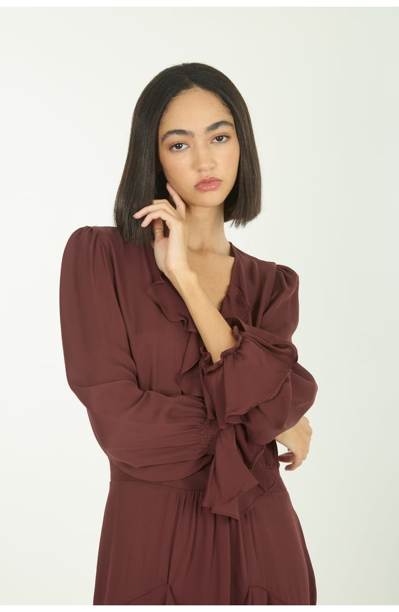 SECRET MISSION Warby Dress, Alternate, color, Mulberry