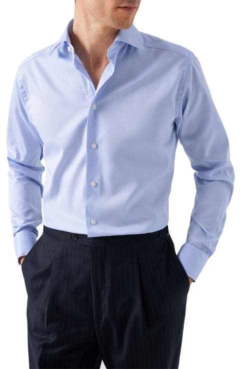 Contemporary Fit Twill Dress Shirt