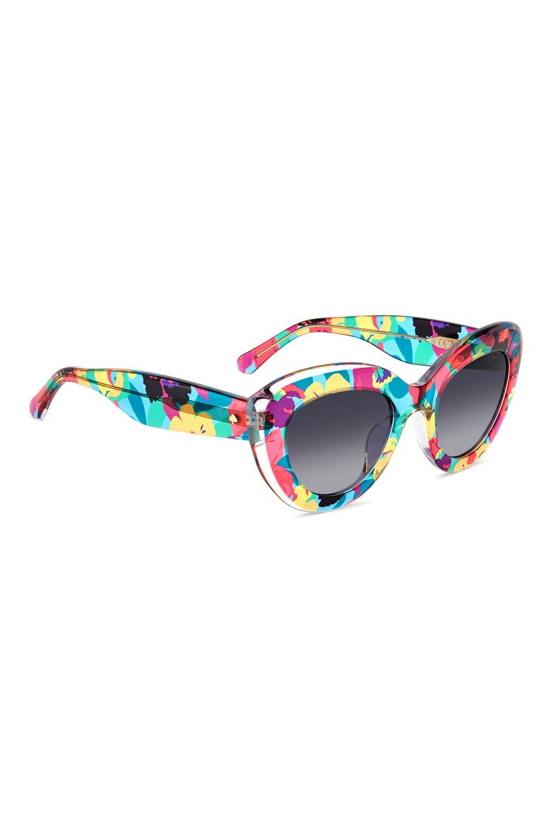 50mm capri cat eye sunglasses, Alternate, color, 04QX-9O