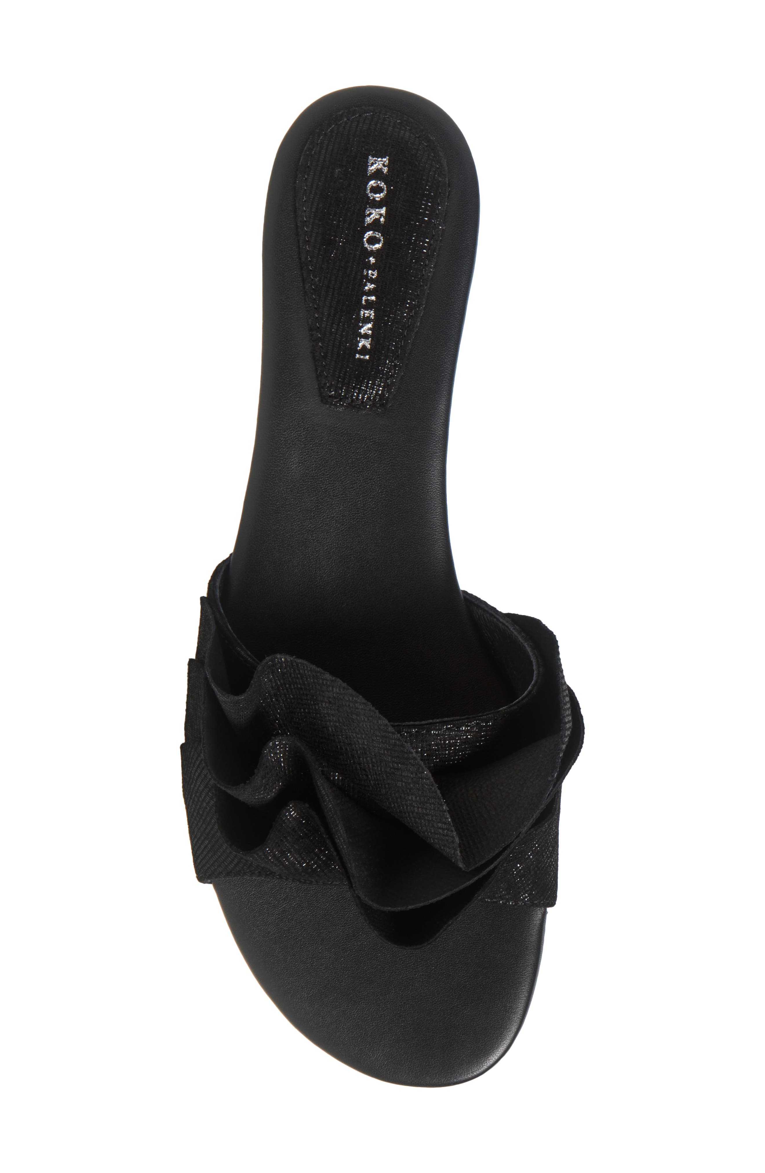 KOKO + PALENKI Frilly Slide Sandal, Alternate, color, 