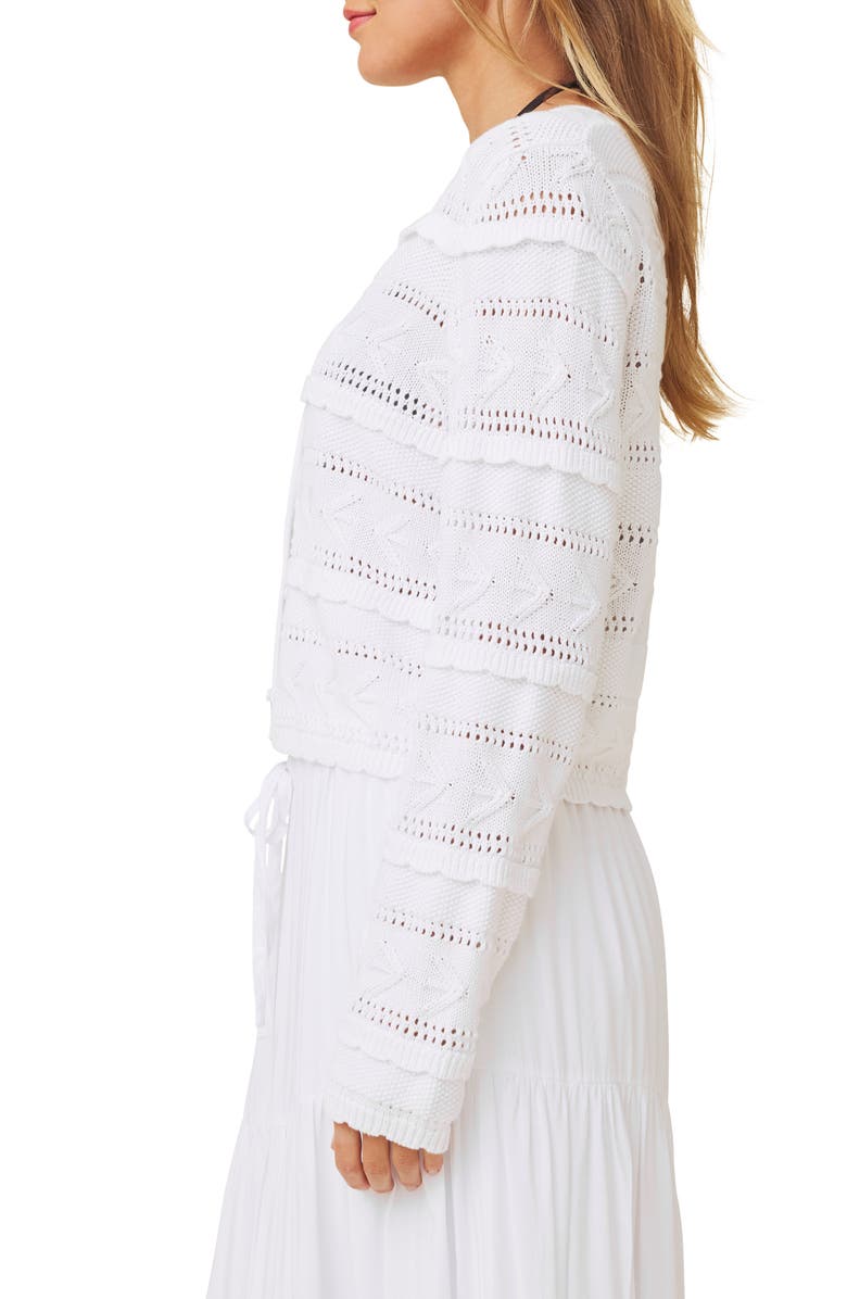 Splendid Giovanna Open Stitch Cardigan, Alternate, color,
