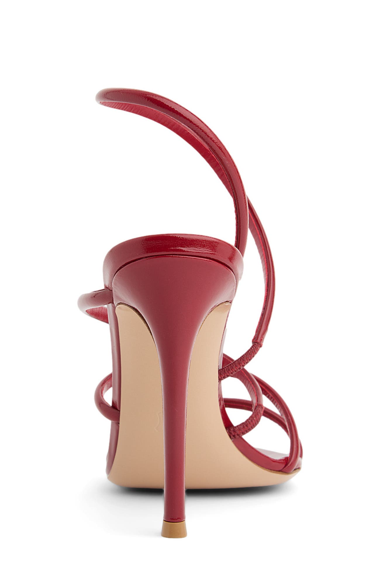 Gianvito Rossi Ettie Sandal, Alternate, color, Red Nappa