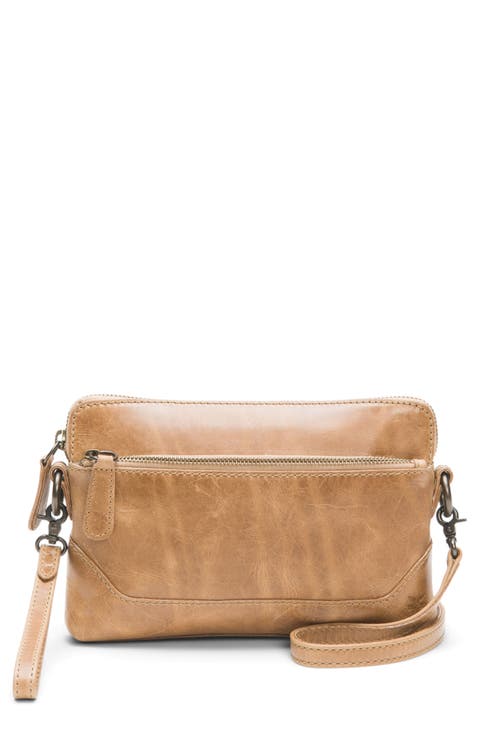 Melissa Convertible Leather Wristlet