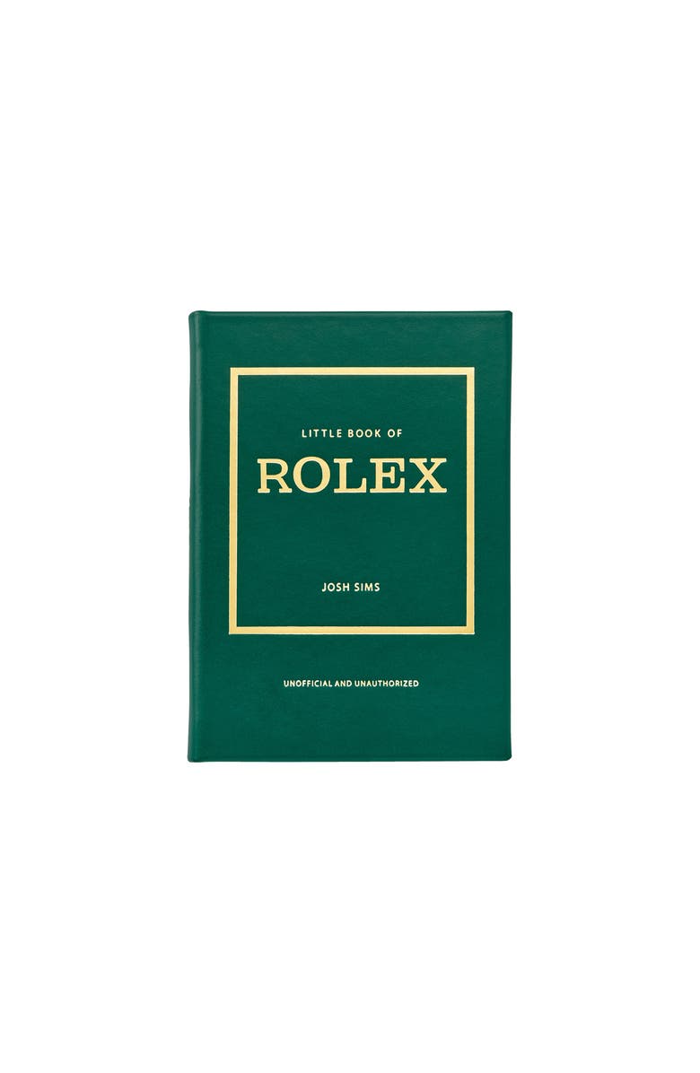 Graphic Image Little Book of Rolex Leather Edition, Main, color, Emerald