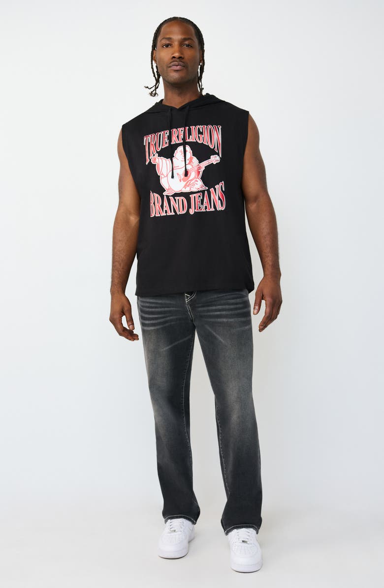 True Religion Buddha Basketball Hooded Tank, Alternate, color, 