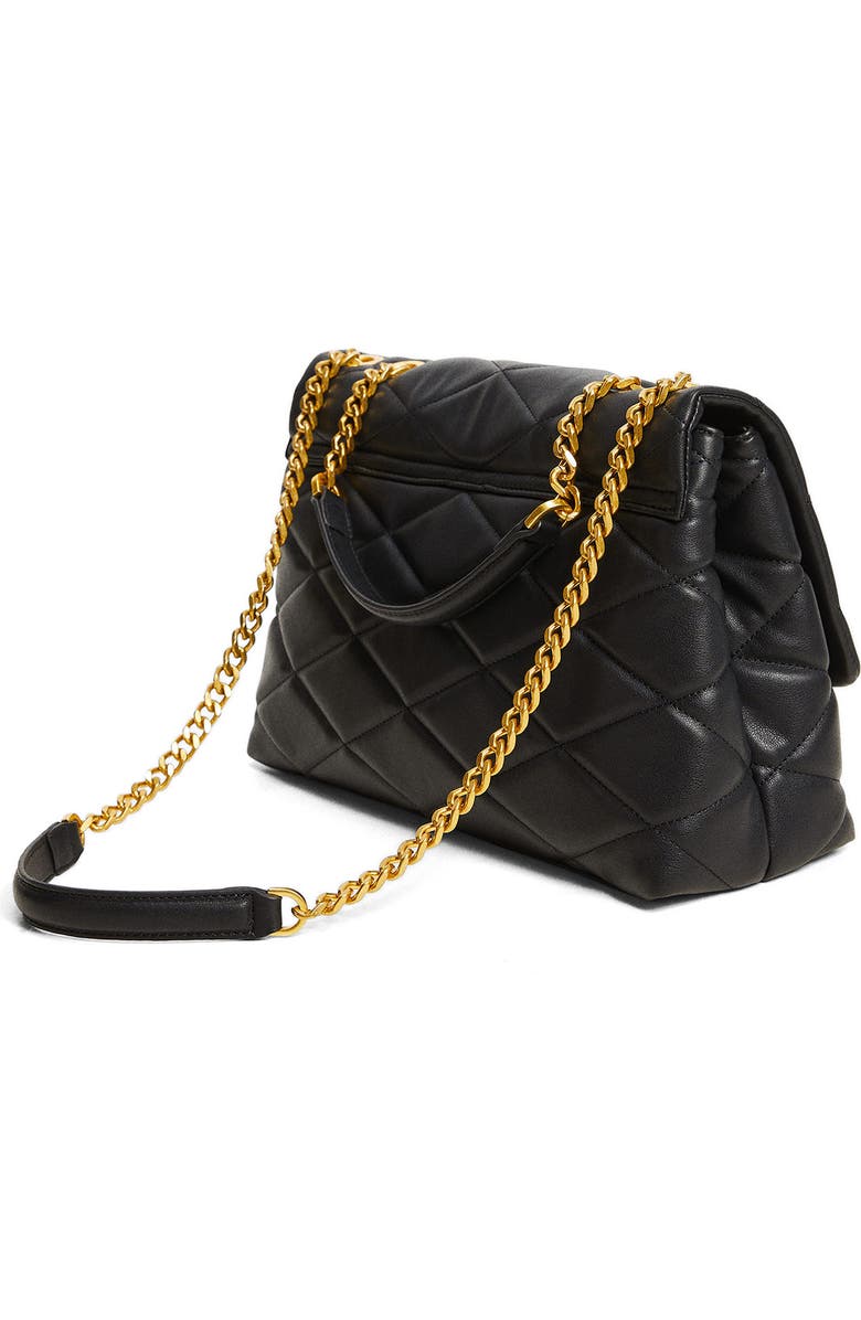 MANGO Quilted Faux Leather Shoulder Bag, Alternate, color,