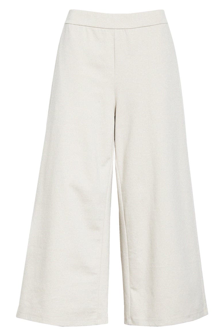 Crop Wide Leg Pants, Alternate, color, CHALK