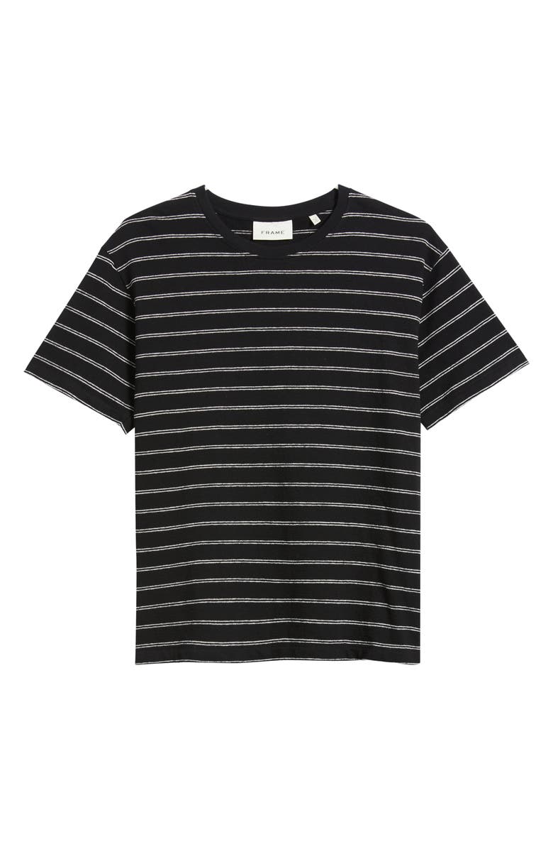 FRAME Stripe Organic Cotton T-Shirt, Alternate, color,