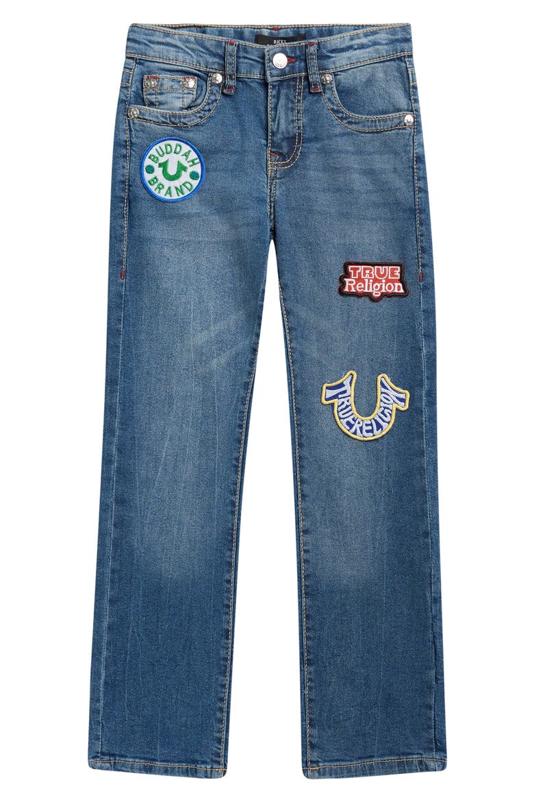 Kids' Bootcut Jeans, Main, color, RIBLE