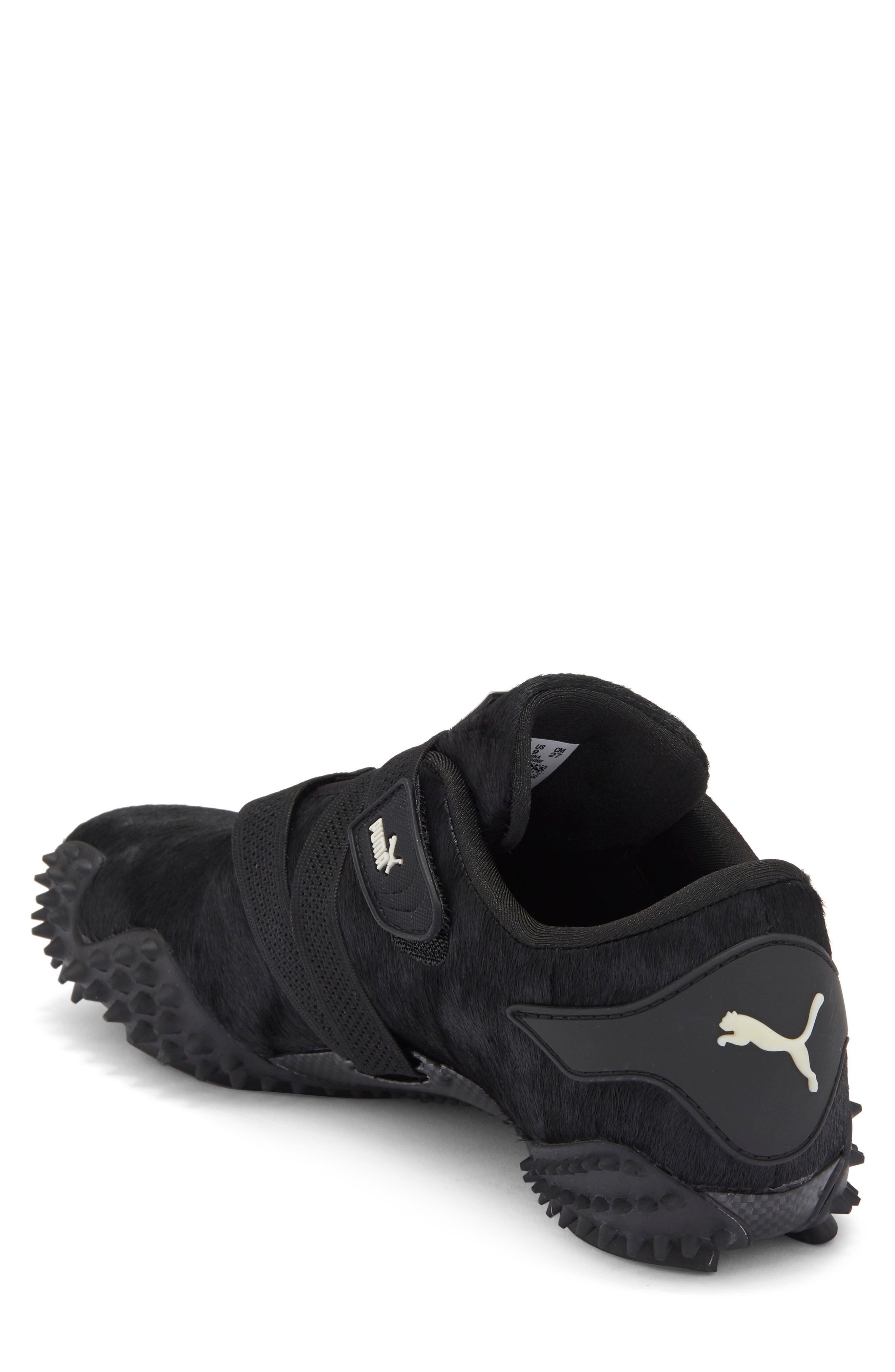 PUMA x A$AP Rocky Genuine Calf Hair Mostro Sneaker, Alternate, color, Black Calf Hair/ Desert Dust