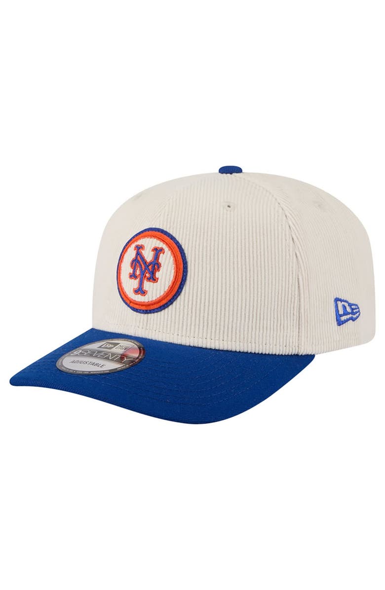 New Era Men
s New Era  Cream New York Mets Loyal 9SEVENTY Adjustable Hat, Alternate, color, Cream
