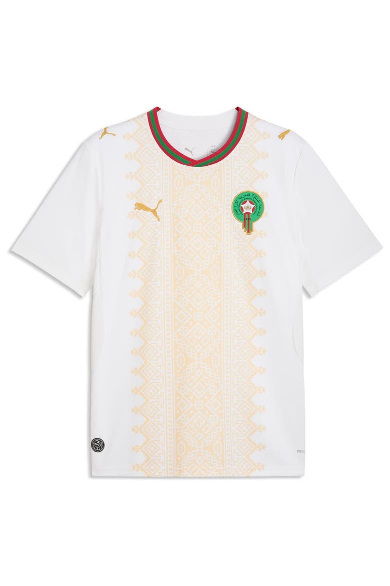 Men's Puma  White Morocco National Team 2026 Away Replica Jersey, Alternate, color, White