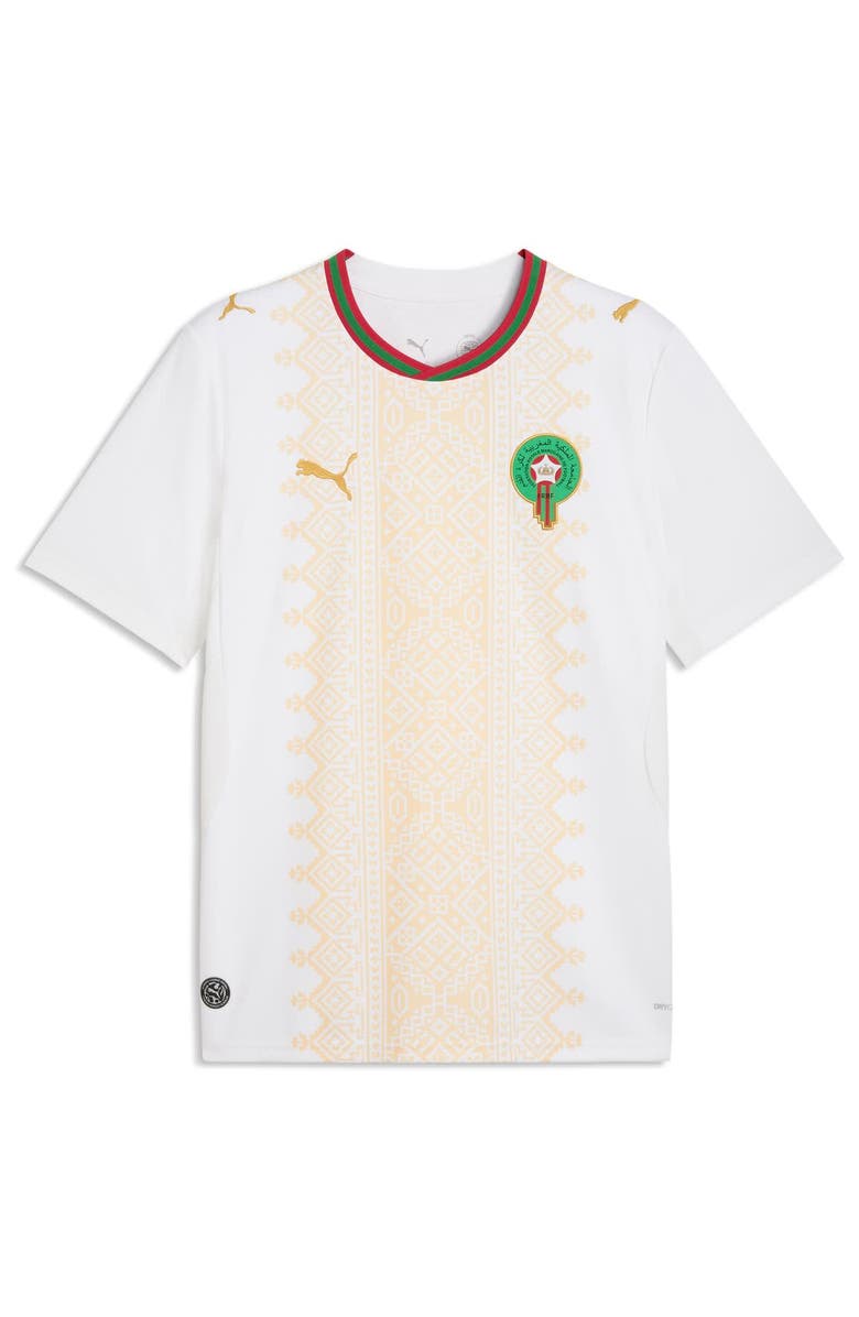 PUMA Men's Puma  White Morocco National Team 2026 Away Replica Jersey, Alternate, color, White
