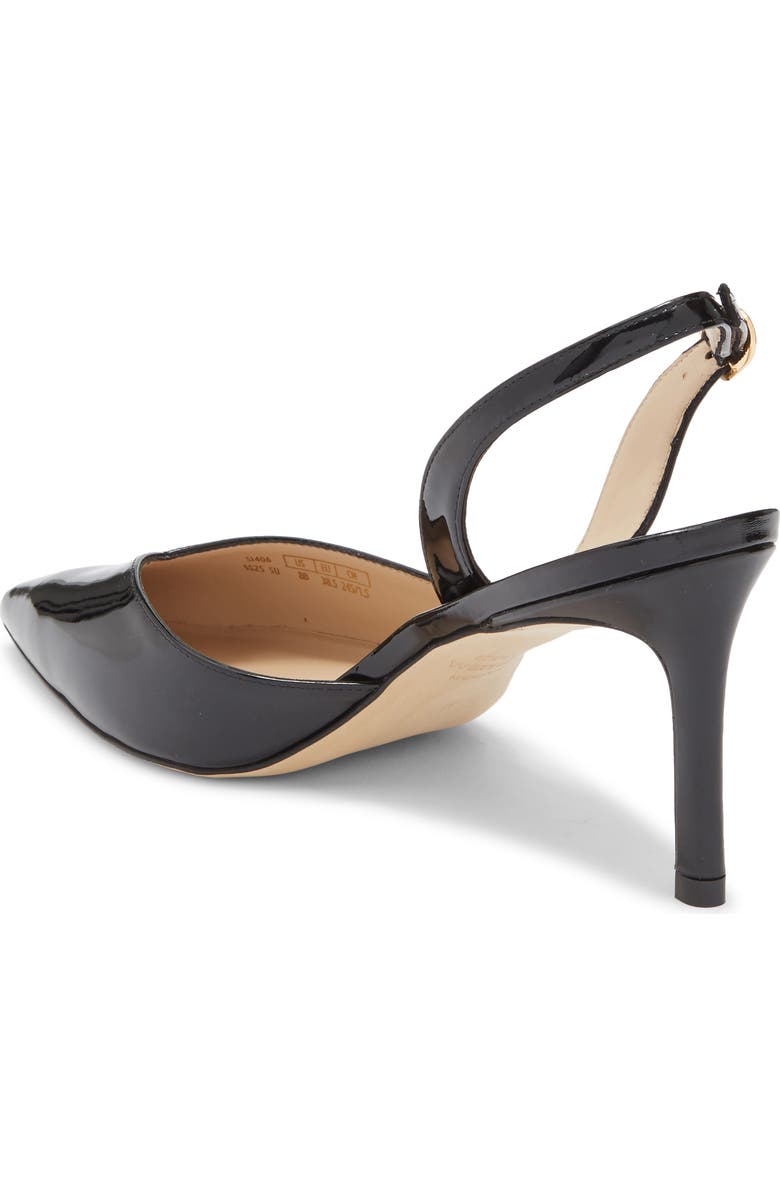 Stuart Weitzman Julia 75 Slingback Pump, Alternate, color, Black