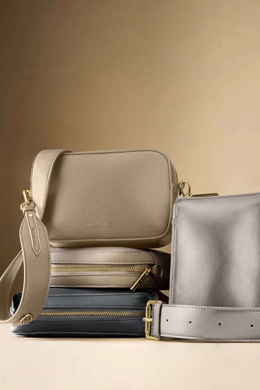 Katie Loxton Avery Small Crossbody Bag in Light Taupe, Alternate, color, Light Taupe