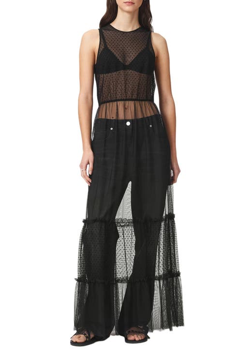 Terra Sheer Tulle Maxi Dress