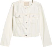 PAIGE Dean Collarless Denim Jacket