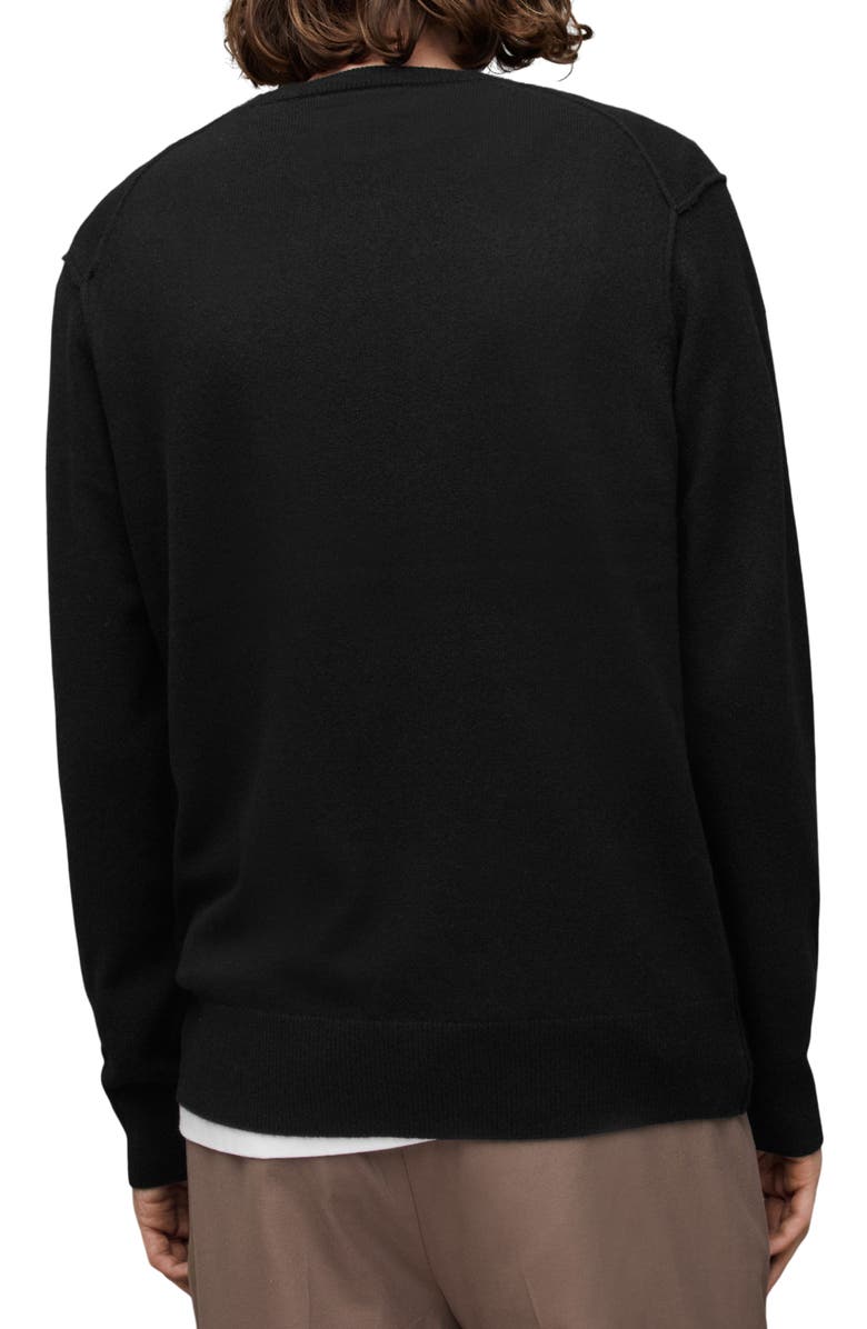 AllSaints Finn Cashmere & Wool Crewneck Sweater, Alternate, color, 