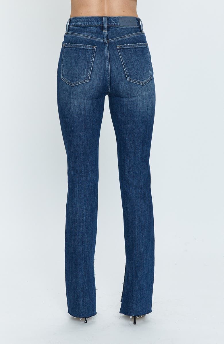 Pistola Colleen Slit Hem High Waist Slim Bootcut Jeans, Alternate, color,