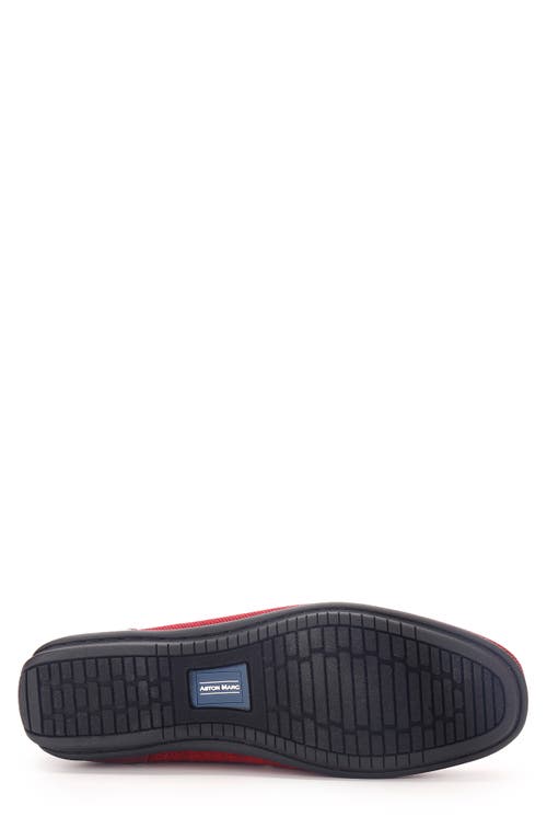Aston Marc Mesh 2 Driving Loafer In Red