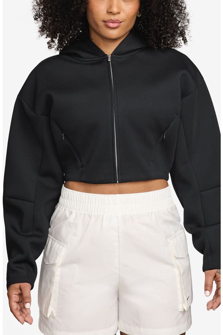 Sportswear Hooded Jacket, Main, color, BLACK/ ANTHRACITE