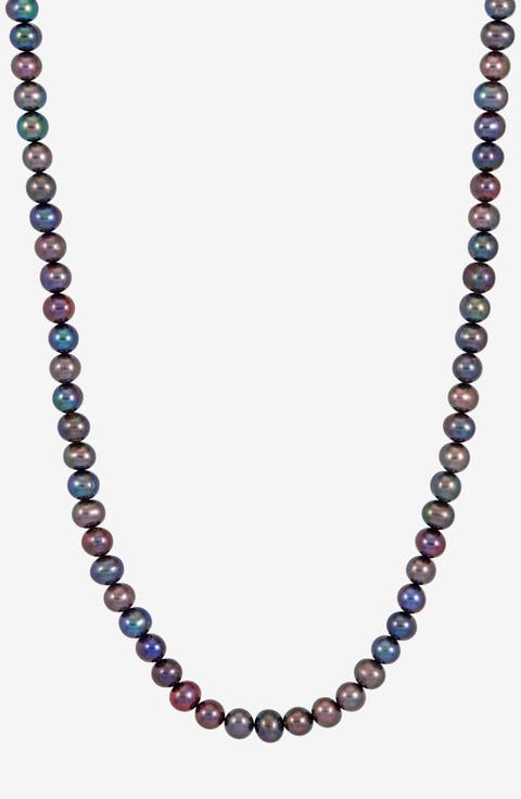 Timeless Peacock Freshwater Pearl Necklace