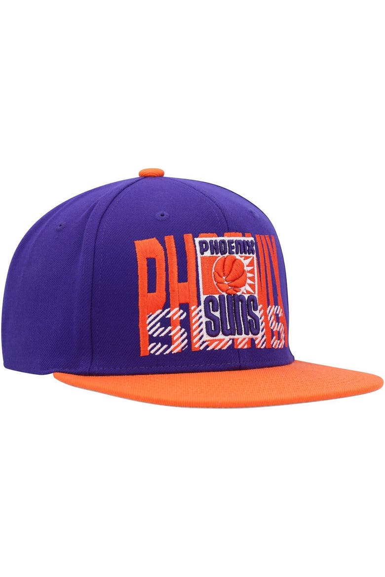 Men's Mitchell & Ness Purple Phoenix Suns SOUL Cross Check Snapback, Alternate, color, Purple