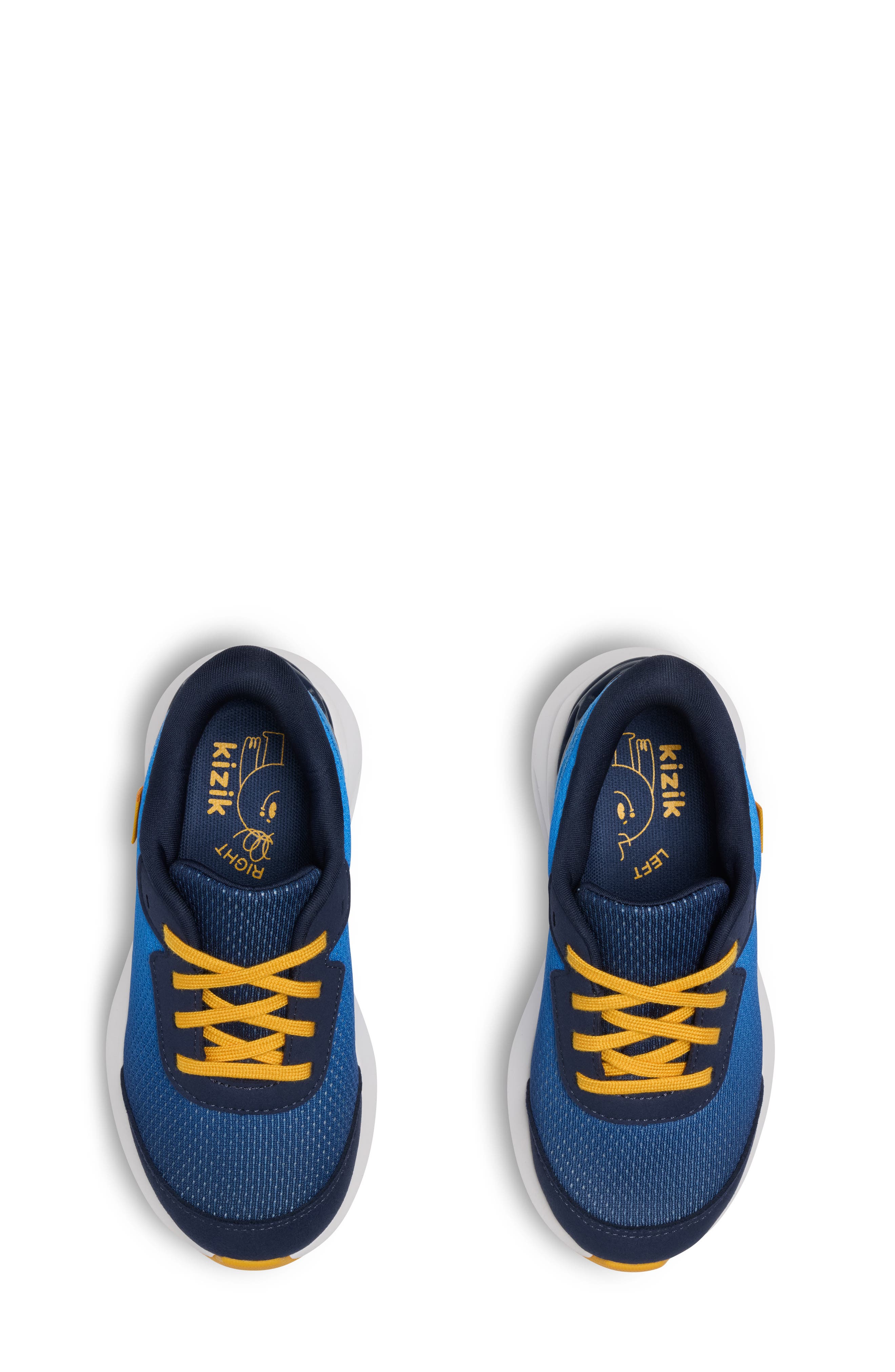 Kizik Kids' Athens 2 Hands-Free Sneaker, Alternate, color, Super Sonic/ Naval Academy