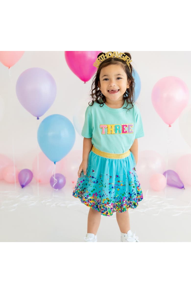 Sweet Wink Third Birthday Patch Short Sleeve T-Shirt, Alternate, color, 