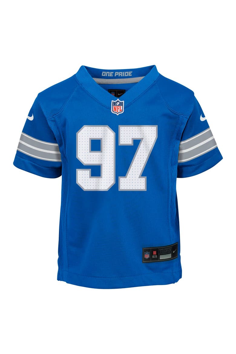 Toddler Nike Aidan Hutchinson Blue Detroit Lions Game Jersey, Alternate, color, Blue