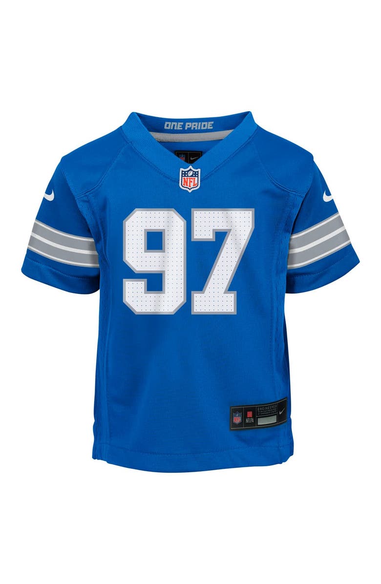 Nike Toddler Nike Aidan Hutchinson Blue Detroit Lions Game Jersey, Alternate, color, Blue