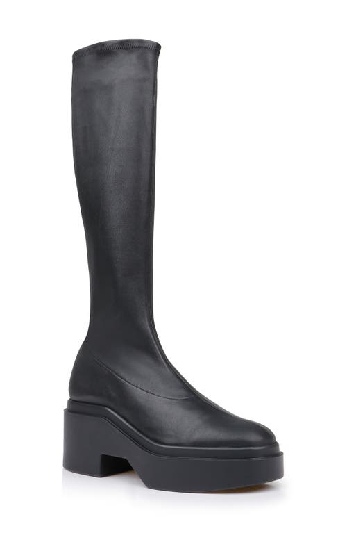 Clergerie Nova Knee High Platform Boot In Black