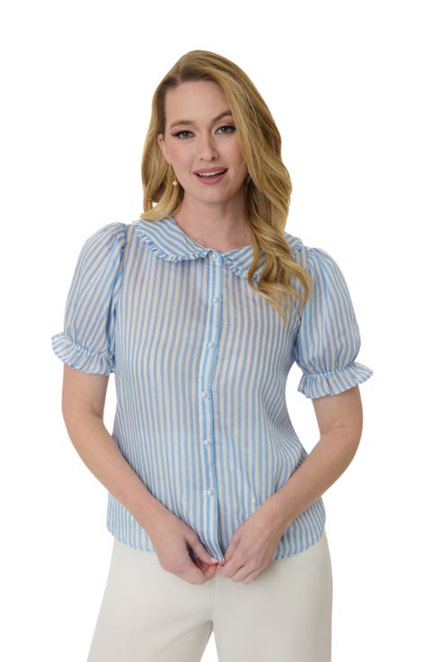 1960s Puff Sleeve Blouse