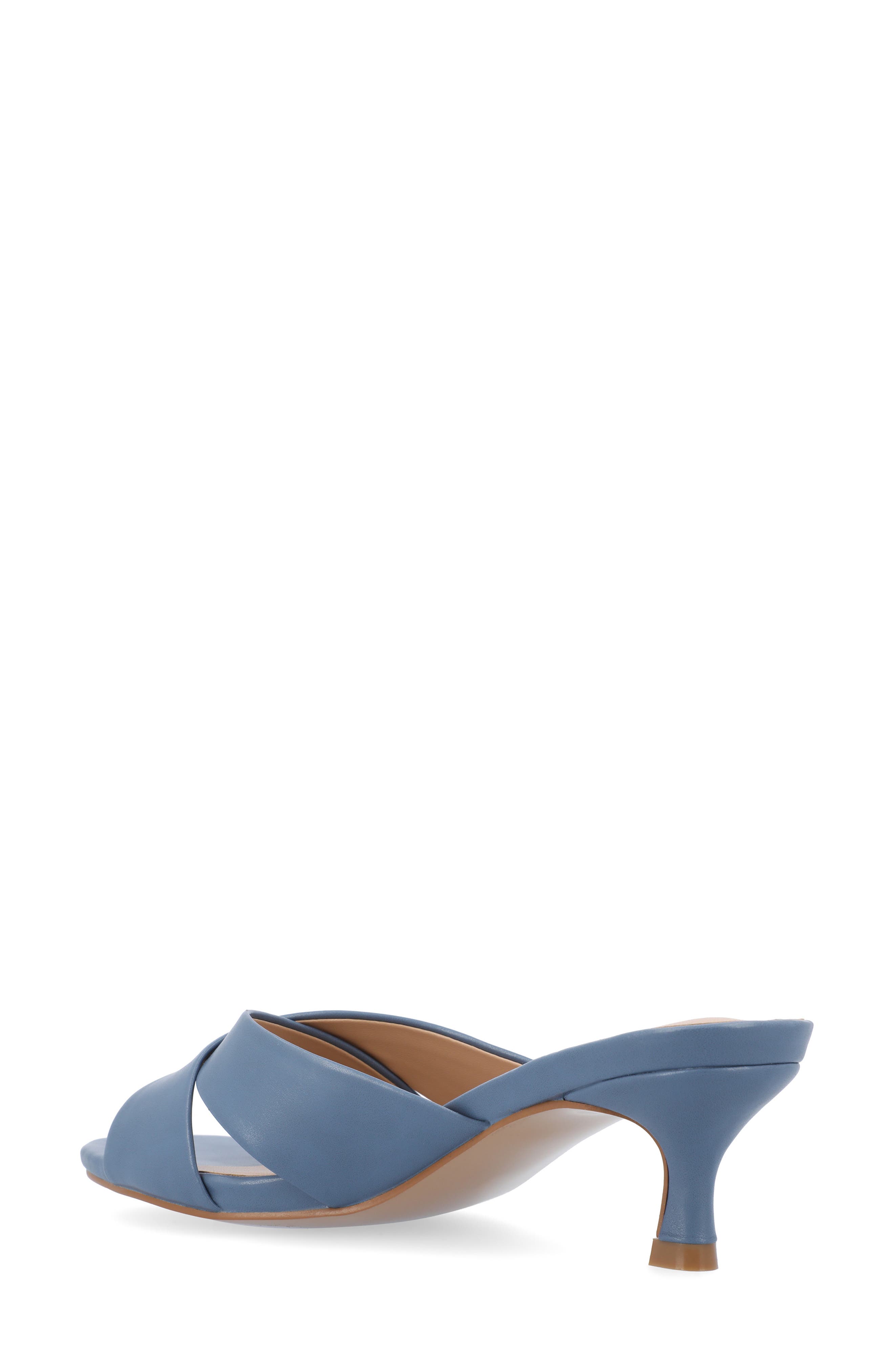Journee Collection Berkly Slide Sandal, Alternate, color, Blue