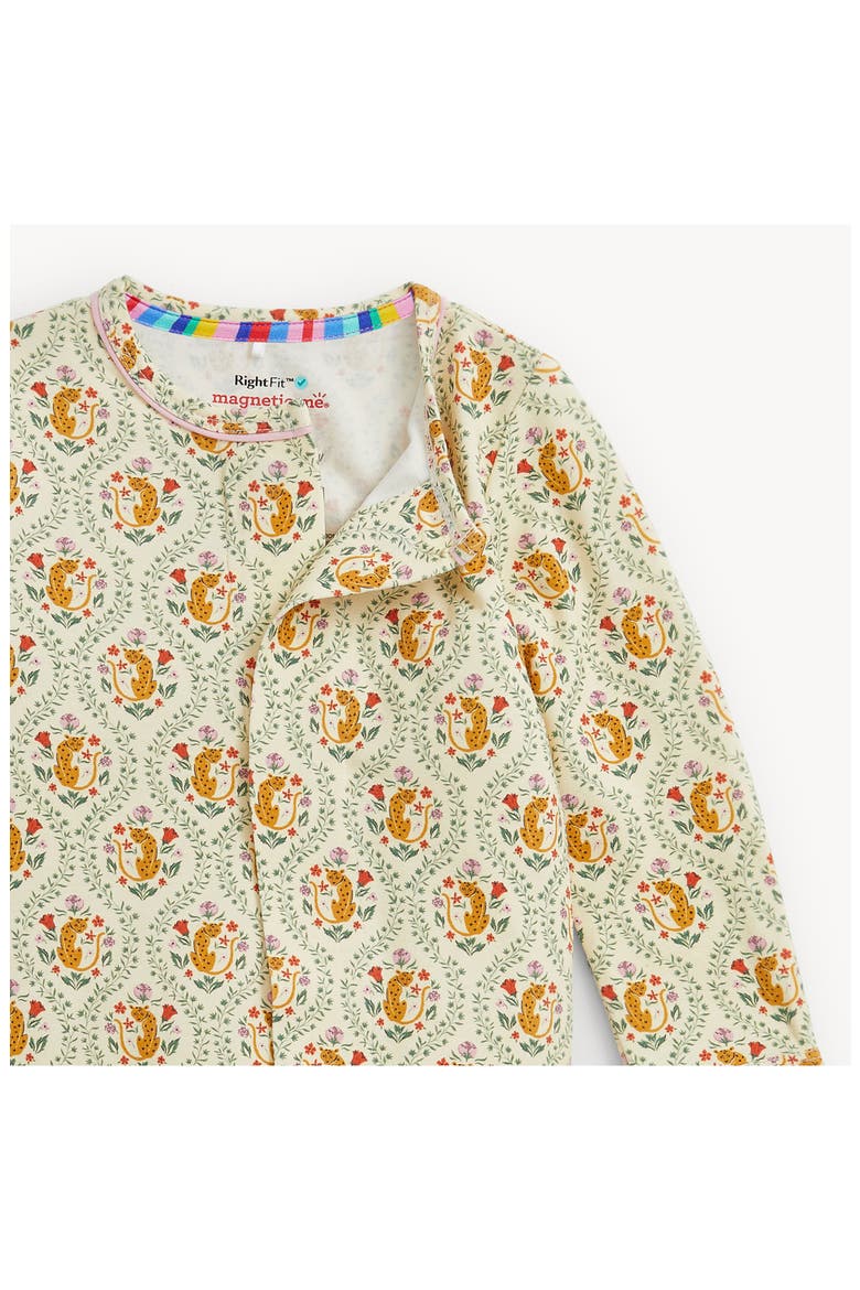 Kids' Fleur Sauvage Footie, Alternate, color, BEIGE