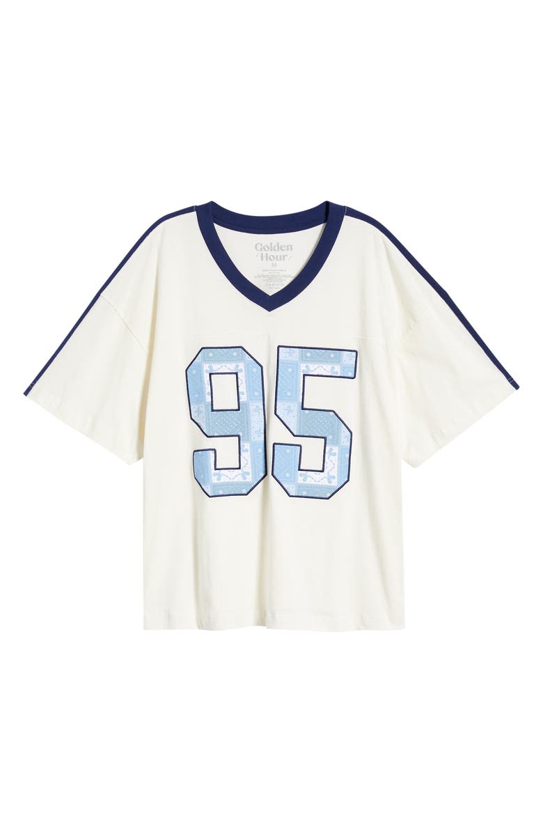 GOLDEN HOUR Quilt Graphic Cotton Top, Alternate, color, Marshmallow