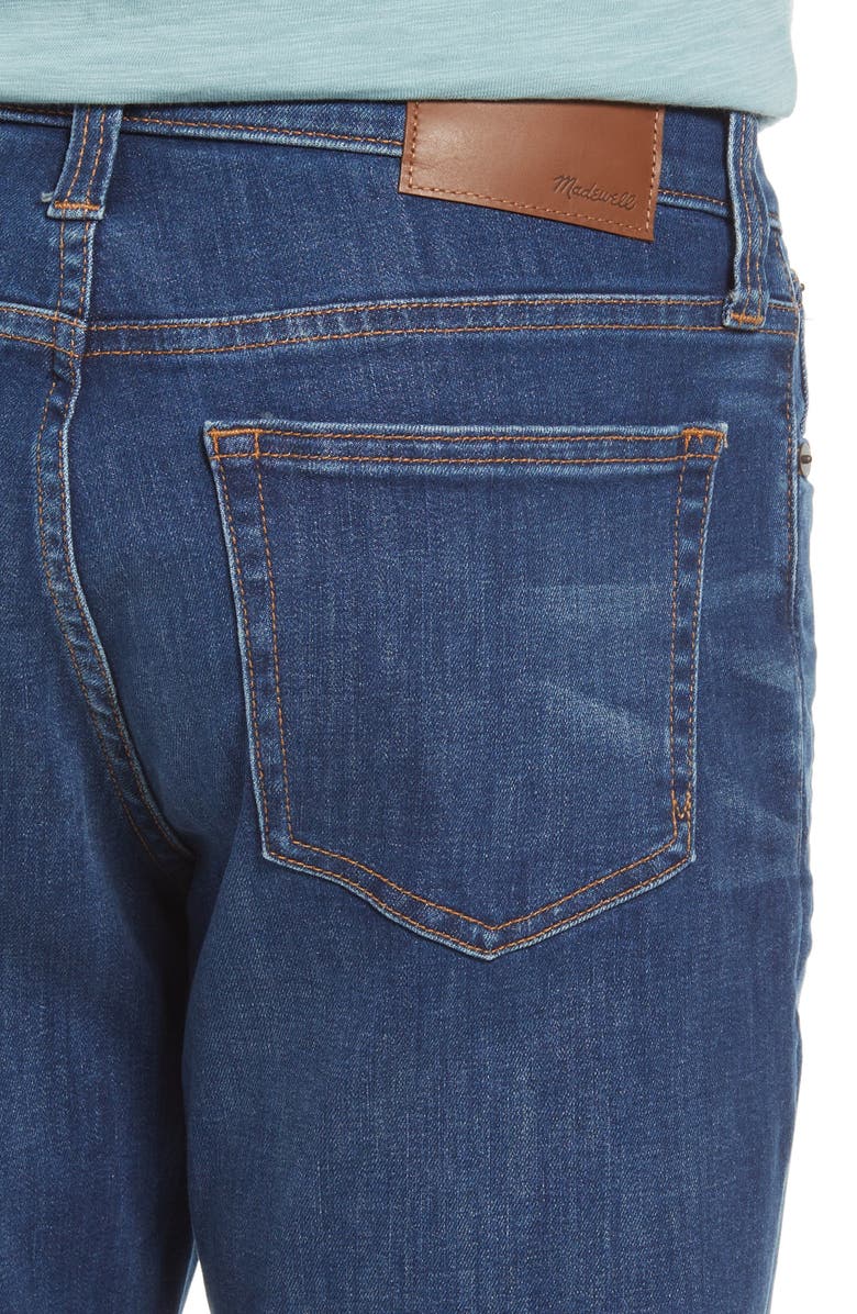 Madewell Everyday Flex CoolMax<sup>®</sup> Athletic Fit Jeans, Alternate, color, Leeward Wash