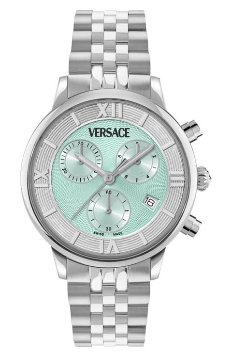 Classic Round Chrono Bracelet Watch, 38mm
