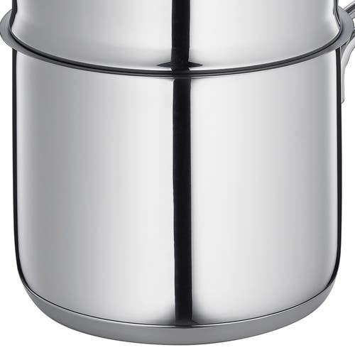 Kuchenprofi Mini Double Boiler Set W/ Glass Lid, 1.6 Qt., 5.5-inch Diameter In Silver