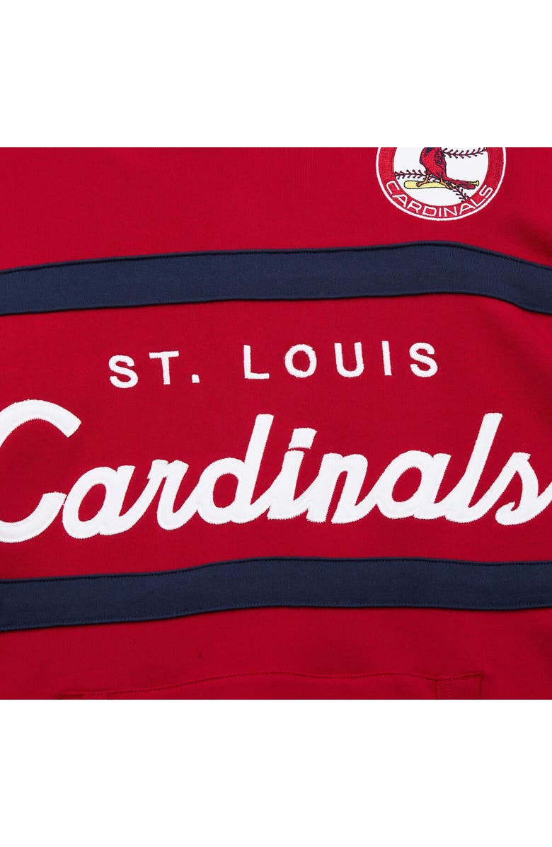 Mitchell & Ness Men's Mitchell & Ness Red St. Louis Cardinals Head Coach Pullover Hoodie, Alternate, color, Red